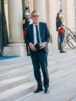 International Crisis: Meeting of Party Leaders at the Élysée Palace Faced with the international crisis, the French President brings together presidential candidates and party leaders at the Élysée Palace for a meeting 459759 2026 09 18 Paris, France Faure, Olivier  Copyright: xOlivierxJorrionx xStarfacex STAR_459759_039