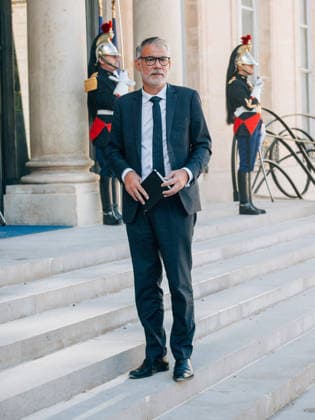 International Crisis: Meeting of Party Leaders at the Élysée Palace Faced with the international crisis, the French President brings together presidential candidates and party leaders at the Élysée Palace for a meeting 459759 2026 09 18 Paris, France Faure, Olivier  Copyright: xOlivierxJorrionx xStarfacex STAR_459759_040
