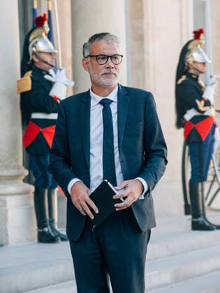 International Crisis: Meeting of Party Leaders at the Élysée Palace Faced with the international crisis, the French President brings together presidential candidates and party leaders at the Élysée Palace for a meeting 459759 2026 09 18 Paris, France Faure, Olivier  Copyright: xOlivierxJorrionx xStarfacex STAR_459759_041