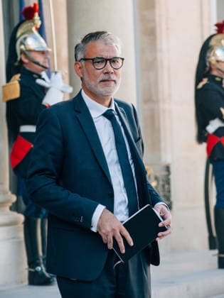 International Crisis: Meeting of Party Leaders at the Élysée Palace Faced with the international crisis, the French President brings together presidential candidates and party leaders at the Élysée Palace for a meeting 459759 2026 09 18 Paris, France Faure, Olivier  Copyright: xOlivierxJorrionx xStarfacex STAR_459759_044