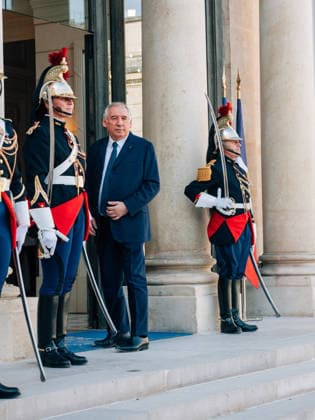 International Crisis: Meeting of Party Leaders at the Élysée Palace Faced with the international crisis, the French President brings together presidential candidates and party leaders at the Élysée Palace for a meeting 459759 2026 09 18 Paris, France Bayrou, François  Copyright: xOlivierxJorrionx xStarfacex STAR_459759_097
