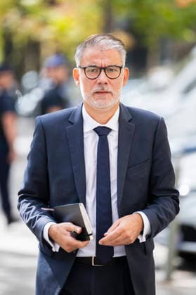 Olivier Faure Leaves Elysee Palace After Meeting With French President - Paris Olivier Faure after a meeting with French President at the Elysee Palace in Paris on September 18, 2026. Photo by Eliot Blondet ABACAPRESS.COM Paris France France  Copyright: xBlondetxEliot ABACAx