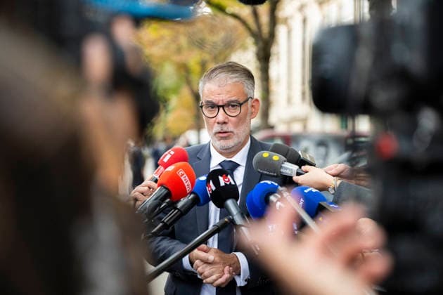 Olivier Faure Leaves Elysee Palace After Meeting With French President - Paris Olivier Faure after a meeting with French President at the Elysee Palace in Paris on September 18, 2026. Photo by Eliot Blondet ABACAPRESS.COM Paris France France  Copyright: xBlondetxEliot ABACAx