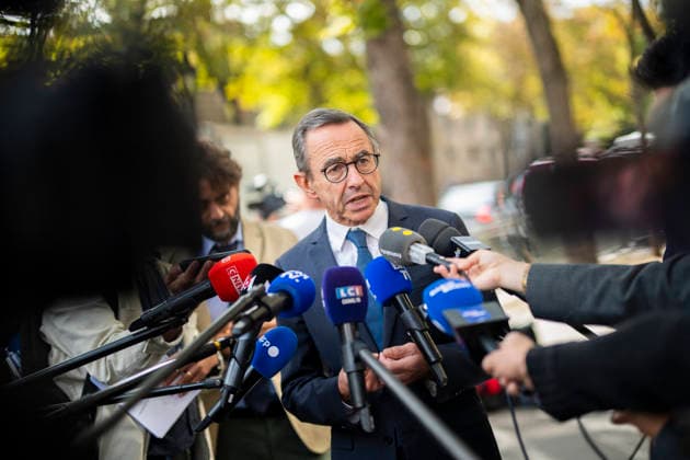 Bruno Retailleau Leaves Elysee Palace After Meeting With French President - Paris Bruno Retailleau after a meeting with French President at the Elysee Palace in Paris on September 18, 2026. Photo by Eliot Blondet ABACAPRESS.COM Paris France France  Copyright: xBlondetxEliot ABACAx
