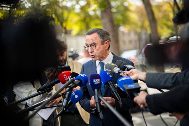 Bruno Retailleau Leaves Elysee Palace After Meeting With French President - Paris Bruno Retailleau after a meeting with French President at the Elysee Palace in Paris on September 18, 2026. Photo by Eliot Blondet ABACAPRESS.COM Paris France France  Copyright: xBlondetxEliot ABACAx