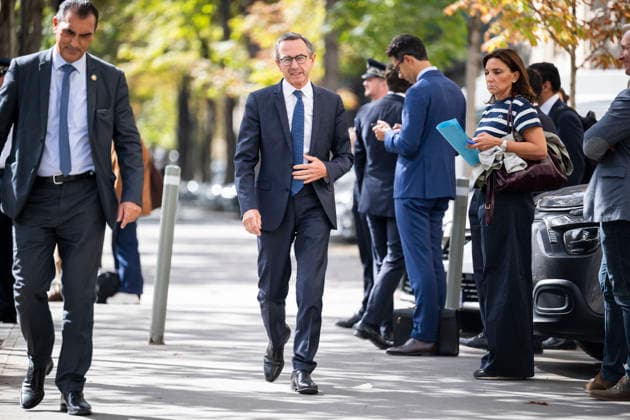 Bruno Retailleau Leaves Elysee Palace After Meeting With French President - Paris Bruno Retailleau after a meeting with French President at the Elysee Palace in Paris on September 18, 2026. Photo by Eliot Blondet ABACAPRESS.COM Paris France France  Copyright: xBlondetxEliot ABACAx