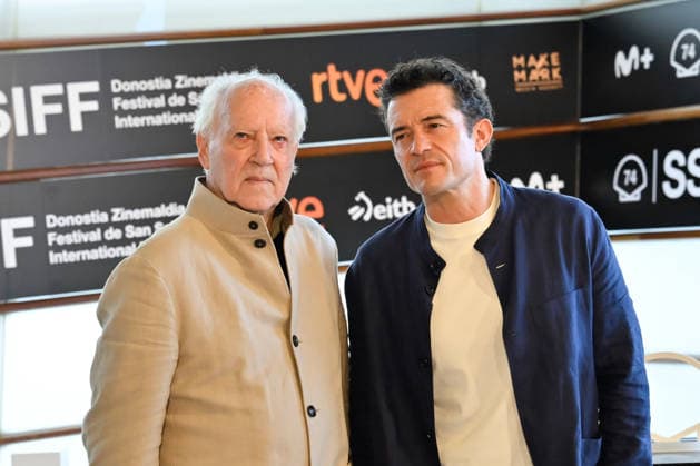 Werner Herzog Receives the Donostia Award at the San Sebastián Film Festival Director, screenwriter, producer, and actor Werner Herzog (left), accompanied by actor Orlando Bloom (right), poses for the media before receiving the Donostia Award at the Kursaal on September 18, 2026, in San Sebastián, Guipúzcoa, Basque Country, Spain. Director, screenwriter, producer, and actor Werner Herzog will receive the Donostia Award in recognition of his career during the opening gala of the San Sebastián Film Festival, which will take place from September 18 to 26 for its 74th edition. The Festival’s highest honorary distinction for the German filmmaker will be accompanied by a screening of his new feature film, ‘Bucking Fastard,’ which competed at the  Copyright: xArnaitzxRubiox 7783883