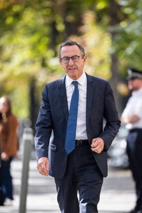 Bruno Retailleau Leaves Elysee Palace After Meeting With French President - Paris Bruno Retailleau after a meeting with French President at the Elysee Palace in Paris on September 18, 2026. Photo by Eliot Blondet ABACAPRESS.COM Paris France France  Copyright: xBlondetxEliot ABACAx