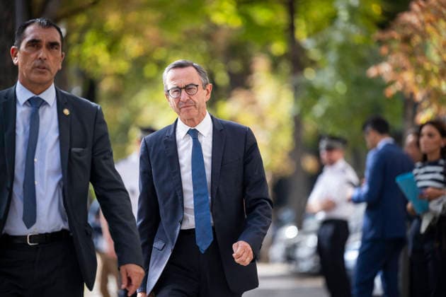 Bruno Retailleau Leaves Elysee Palace After Meeting With French President - Paris Bruno Retailleau after a meeting with French President at the Elysee Palace in Paris on September 18, 2026. Photo by Eliot Blondet ABACAPRESS.COM Paris France France  Copyright: xBlondetxEliot ABACAx