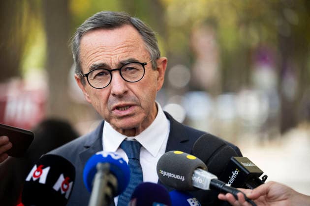 Bruno Retailleau Leaves Elysee Palace After Meeting With French President - Paris Bruno Retailleau after a meeting with French President at the Elysee Palace in Paris on September 18, 2026. Photo by Eliot Blondet ABACAPRESS.COM Paris France France  Copyright: xBlondetxEliot ABACAx