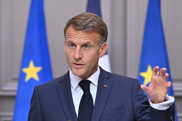 French President Emmanuel Macron speaks at a press conference following a meeting on the geopolitical situation and its consequences, which brought together candidates for the 2027 presidential election and party leaders at the Élysée Palace in Paris, France, on September 18, 2026. Emmanuel Macron called for the development of a plan to protect our critical infrastructure against Russian hybrid attacks. France’s President Emmanuel Macron addresses the audience during a press conference following a meeting with candidates for the 2027 presidential election and party leaders focused on the geopolitical situation and its consequences, at the Élysée Palace in Paris, France, on September 18, 2026. Emmanuel Macron requested the preparation of a  Copyright: xChristianxLiewigx xBestimagexChristianxLiewigx xBestimagex