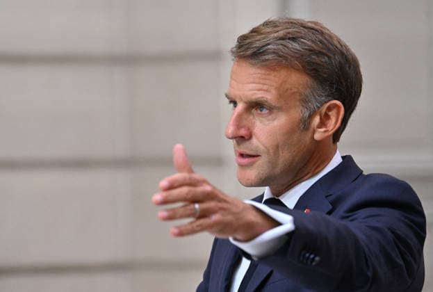 French President Emmanuel Macron speaks at a press conference following a meeting on the geopolitical situation and its consequences, which brought together candidates for the 2027 presidential election and party leaders at the Élysée Palace in Paris, France, on September 18, 2026. Emmanuel Macron called for the development of a plan to protect our critical infrastructure against Russian hybrid attacks. France’s President Emmanuel Macron addresses the audience during a press conference following a meeting with candidates for the 2027 presidential election and party leaders focused on the geopolitical situation and its consequences, at the Élysée Palace in Paris, France, on September 18, 2026. Emmanuel Macron requested the preparation of a  Copyright: xChristianxLiewigx xBestimagexChristianxLiewigx xBestimagex