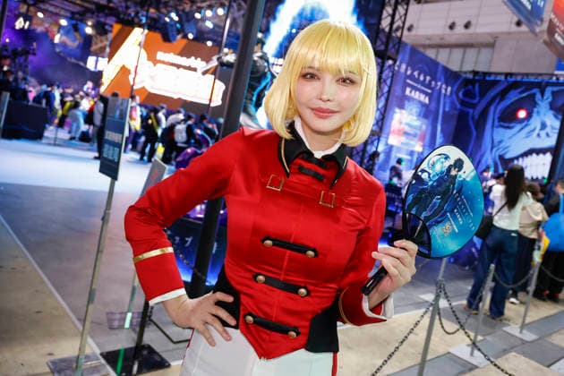 September 18, 2026, Chiba, Japan: An anime style booth assistant poses for a photo during the Tokyo Game Show (TGS) 2026 in Makuhari Messe. This year marks 30 years since the show began. A total of 1,138 companies and organizations from 53 countries participated in the largest exhibition in TGS history. The event runs through September 21. Chiba Japan  - ZUMAm191 20260918_aap_m191_064 Copyright: xRodrigoxReyesxMarinx