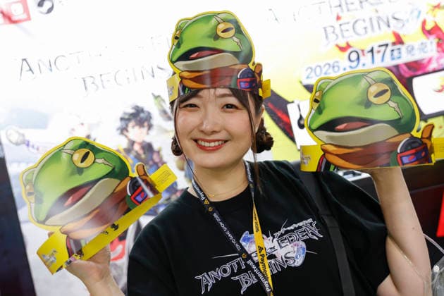 September 18, 2026, Chiba, Japan: A booth assistant poses for a photo during the Tokyo Game Show (TGS) 2026 in Makuhari Messe. This year marks 30 years since the show began. A total of 1,138 companies and organizations from 53 countries participated in the largest exhibition in TGS history. The event runs through September 21. Chiba Japan - ZUMAm191 20260918_aap_m191_065 Copyright: xRodrigoxReyesxMarinx