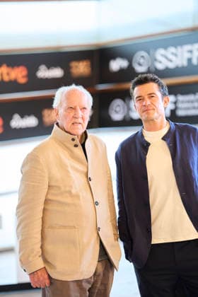 74th San Sebastian International Film Festival: Bucking Fastard Photocall Orlando Bloom, Werner Herzog attended Bucking Fastard Photocall during 74th San Sebastian International Film Festival at Kursaal Palace on September 18, 2026 in Donostia San Sebastian, Spain Photo by IMAGO MPG Donostia San Sebastian Kursaal Palace Euskadi Spain  Copyright: xMPGx