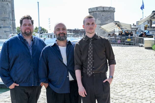 La Rochelle TV Fiction Festival 2026 Photocall September 18, 8th La Rochelle TV Fiction Festival 28th edition of the La Rochelle TV Fiction Festival Photocall for Angle morts Guillaume Cyr, Pier Luc Funk, Mani Soleymanlou 459756 September 18, 2026 France  Copyright: xBarbaraxNeymanx xStarfacex STAR_459756_131