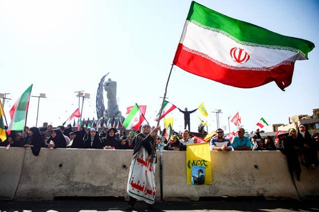 Iranians take to the streets of Tehran following US and Israeli attacks TEHRAN, IRAN - SEPTEMBER 18: (----EDITORIAL USE ONLY – MANDATORY CREDIT - IRANIAN PRESIDENCY HANDOUT - NO MARKETING NO ADVERTISING CAMPAIGNS - DISTRIBUTED AS A SERVICE TO CLIENTS----) Demonstrators fill the area between Imam Hossein Square and Revolution Square, carrying Hezbollah and Iranian flags and chanting slogans against the US and Israel in Tehran, Iran, on September 18, 2026. Iranians registered for the Self-Sacrifice campaign demonstrate under the leadership of the Basij Forces affiliated with the Islamic Revolutionary Guard Corps (IRGC) following US and Israeli attacks. Iranian Presidency Handout Anadolu Tehran Iran. Editorial use only. Please get in  Copyright: x2026xAnadoluxIranianxPresidencyx xHandoutx