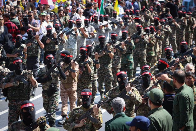 Iranians take to the streets of Tehran following US and Israeli attacks TEHRAN, IRAN - SEPTEMBER 18: (----EDITORIAL USE ONLY – MANDATORY CREDIT - IRANIAN PRESIDENCY HANDOUT - NO MARKETING NO ADVERTISING CAMPAIGNS - DISTRIBUTED AS A SERVICE TO CLIENTS----) Demonstrators fill the area between Imam Hossein Square and Revolution Square, carrying Hezbollah and Iranian flags and chanting slogans against the US and Israel in Tehran, Iran, on September 18, 2026. Iranians registered for the Self-Sacrifice campaign demonstrate under the leadership of the Basij Forces affiliated with the Islamic Revolutionary Guard Corps (IRGC) following US and Israeli attacks. Iranian Presidency Handout Anadolu Tehran Iran. Editorial use only. Please get in  Copyright: x2026xAnadoluxIranianxPresidencyx xHandoutx