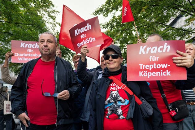 Berlin, September 18, 2026: The Berlin SPD’s campaign wrap-up event featuring Steffen Krach ahead of the upcoming election for the House of Representatives on September 20, 2026, at Stuttgarter Platz on Wilmersdorfer Straße