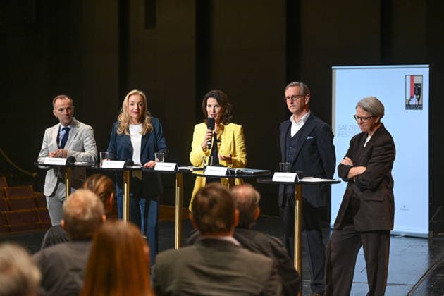 Press conference to introduce the designated artistic director of the Salzburg Fes
