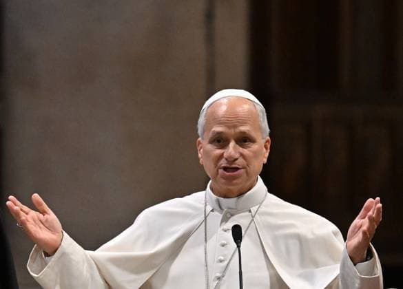 IPA88674972 - Italy, Rome, Vatican, September 18, 2026: Pope Leo XIV during the Diocesan Assembly at the Basilica of St. John Lateran in Rome. Copyright Alessia Giuliani Catholicpressphoto  Copyright: xx xAlessiaxGiuliani Catholipressphotox IPA88674972