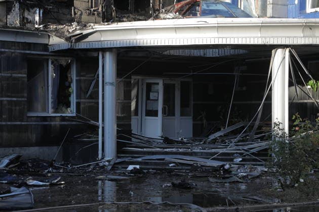 Firefighters respond after attacks in Odesa ODESA, UKRAINE - SEPTEMBER 18: A view of the damaged building as firefighters are dispatched to the scene after two consecutive attacks hit the central part of Odesa, Ukraine, on September 18, 2026. The second strike occurs while emergency and rescue services are working to deal with the aftermath of the first attack and assist people. Arthur Shvits Anadolu Odesa Ukraine. Editorial use only. Please get in touch for any other usage.  Copyright: x2026xAnadoluxArthurxShvitsx
