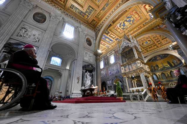 Italy, Rome,Vatican : Pope Leo XIV during the Diocesan Assembly at the Basilica of St John Lateran Italy,Rome,Vatican 2026 09 18 Pope Leo XIV during the Diocesan Assembly at the Basilica of St John Lateran in Rome .Copyright VATICAN MEDIA Catholicpressphoto EDITORIAL USE ONLY - NO BOOKS Copyright: xVATICANxMEDIA xCatholicxPressxPhotox