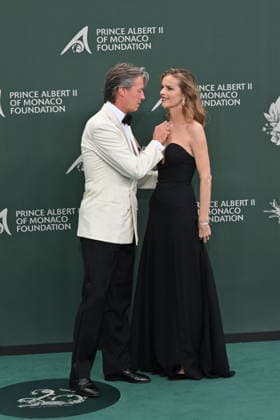 Eva Herzigova and her husband Gregorio Marsiaj at the photocall for the 20th anniversary of the Prince Albert II of Monaco Foundation at the Salle Garnier of the Monte Carlo Opera House, September 18, 2026 This exceptional event brings together numerous artists and philanthropists alongside the princely couple. Bruno Bebert, Bestimage. Photocall for the 20th anniversary of the Prince Albert II of Monaco Foundation at the Salle Garnier of the Monte Carlo Opera, September 18, 2026 This exceptional event brings together numerous artists and philanthropists alongside the princely couple Monte Carlo, Monaco  Copyright: xBrunoxBebertx xBestimagexBrunoxBebertx xBestimagex
