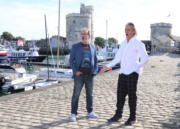 Bruno Solo and Yvan Le Bolloch at the photocall for the TV movie *Caméra Café: Opération Retraite* during the 28th edition of the La Rochelle TV Fiction Festival, September 18, 2026 Denis Guignebourg Bestimage Photocall for the TV movie *Caméra Café: Opération Retraite* at the 28th La Rochelle TV Fiction Festival on September 18, 2026, La Rochelle, France  Copyright: xDenisxGuignebourgx xBestimagexDenisxGuignebourgx xBestimagex