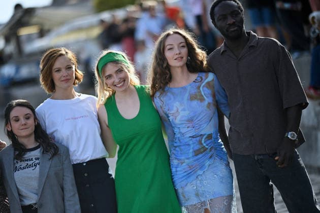 La Rochelle the Nourrices Photocall FC Olivia Cote, David Talbot, Cécile Rebboah, Lauréna Thellier, Barbara Probst, Lula Cotton-Frapier, Alexia Giordano and Ralph Amoussou attend the Nourrices Photocall at the 28th La Rochelle Fiction Festival on September 18, 2026 in La Rochelle, France. Photo by Franck Castel ABACAPRESS.COM La Rochelle  Copyright: xCastelxFranck ABACAx