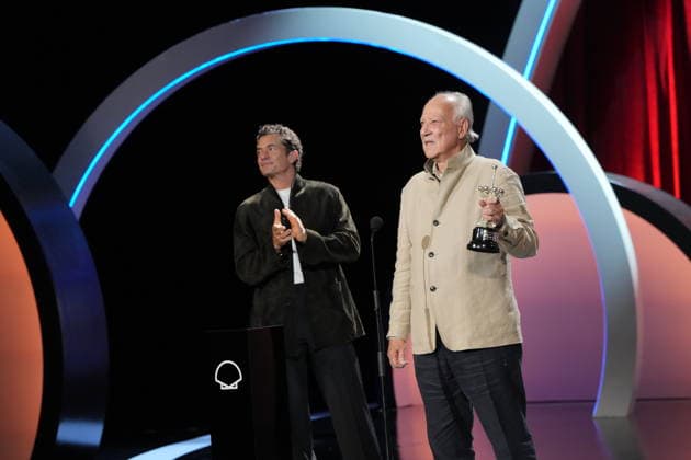 The 74th San Sebastián International Film Festival Kicks Off Actor Orlando Bloom presents the Donostia Award to director Werner Herzog during the opening of the 74th San Sebastián International Film Festival at the Kursaal Conference Center and Auditorium, on September 18, 2026, in San Sebastián, Guipúzcoa, Basque Country, Spain. The San Sebastián Film Festival kicks off its 74th edition this Friday, September 18, and will run through September 26, featuring one of the largest gatherings of stars in recent years, with names such as Brad Pitt, Penélope Cruz, Orlando Bloom, Rami Malek, Jeremy Irons, and Ricardo Darín among the celebrities who will be visiting the city of San Sebastián. SEPTEMBER 18, 2026 SANSE FILM FESTIVAL BASQUE COUNTRY FI  Copyright: xUnanuex 7784387