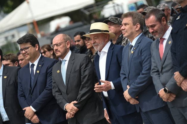 Brazilian President Luiz Inacio Lula da Silva announces security investments in Rio de Janeiro RIO DE JANEIRO, BRAZIL - SEPTEMBER 18: Brazil s President and reelection candidate Luiz Inacio Lula da Silva speaks during a ceremony announcing investments in security at the headquarters of the Federal Highway Police in Rio de Janeiro, Brazil, on September 18, 2026. Fabio Teixeira Anadolu Rio de Janeiro Brazil. Editorial use only. Please get in touch for any other usage.  Copyright: x2026xAnadoluxFabioxTeixeirax