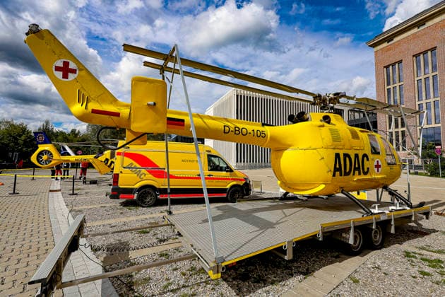 AirMed World Congress 2026 AirMed World Congress 2026 First-generation Bo 105 rescue helicopters Munich Bergson Kunstkraftwerk Bavaria, Germany