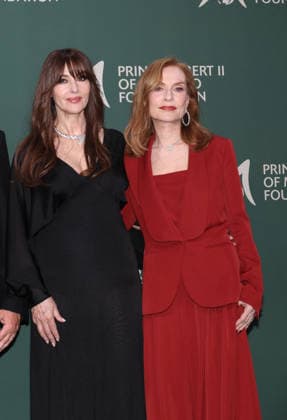 20th Anniversary Gala Of the Prince Albert II of Monaco Foundation - Photocall Monica Belluci and Isabelle Huppert attending the Gala to 20th anniversary of Prince Albert II of Monaco Foundation at the Opera of Monte-Carlo, Monaco, on September 18, 2026. Photo by Jean-Charles Vinaj ABACAPRESS.COM Monaco  Copyright: xVinajxJean-Charles ABACAx