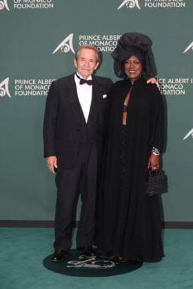 20th Anniversary Gala Of the Prince Albert II of Monaco Foundation - Photocall Jacky Ickx and Khadja Nin attending the Gala to 20th anniversary of Prince Albert II of Monaco Foundation at the Opera of Monte-Carlo, Monaco, on September 18, 2026. Photo by Jean-Charles Vinaj ABACAPRESS.COM Monaco  Copyright: xVinajxJean-Charles ABACAx