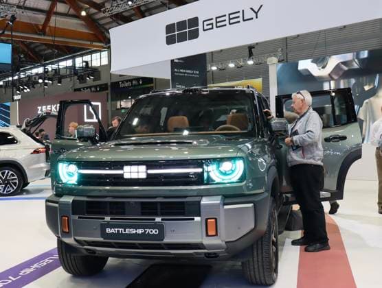 SYDNEY, AUSTRALIA - SEPTEMBER 18: Members of the public visit the Geely booth during the Everything Electric Sydney exhibition on September 18, 2026 in Sydney, Australia. The event features various Chinese automotive brands showcasing their latest electric vehicle models.  Copyright: xChinaxNewsxServicex 111667754130