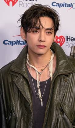 iHeartRadio Music Festival - Night 1 Arrivals for night 1 of the iHeartRadio Music Festival at T-Mobile Arena. 18 Sep 2026 Pictured: V of BTS.  Copyright: xThexMegaxAgencyxMBS MEGAx