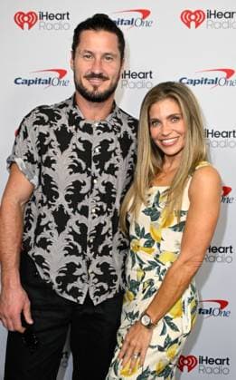 iHeartRadio Music Festival, night 1 Arrivals for the iHeartRadio Music Festival, night 1 at T-Mobile arena. 18 Sep 2026 Pictured: Val Chmerkovskiy (L) and Danielle Fishel.  Copyright: xThexMegaxAgencyxMBS MEGAx