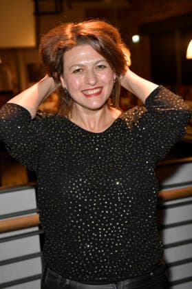 Flonja Kodheli at the premiere of the film *On Shame and Money* at the KulturBrauerei Berlin, September 18, 2026 Foto:xM.xBehrensx xFuturexImagex scham_6940