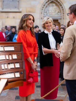 18-09-2026 Czech Eva Pavlova and Queen Rania of Jordan visited the St. Vitus Cathedral in Prague Castle, Prague, the Czech Republic.  Copyright: xPPEx