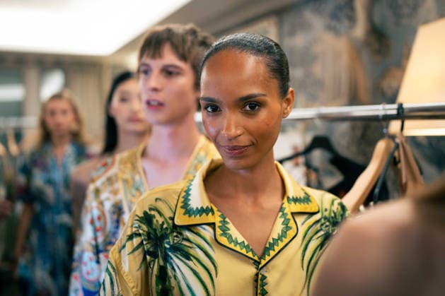 Ginny Litscher Catwalk Show 2026 A model walks the runway at the Ginny Litscher Catwalk Show 2026 at The Haymarket Hotel on September 18, 2026 in London, England., Credit:Lounis Tiar Avalon United Kingtom, London, Haymarket Hotel  Copyright: xLounisxTiarx xAvalonx 1136247122