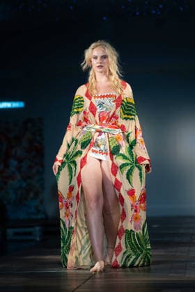 Ginny Litscher Catwalk Show 2026 A model walks the runway at the Ginny Litscher Catwalk Show 2026 at The Haymarket Hotel on September 18, 2026 in London, England., Credit:Lounis Tiar Avalon United Kingtom, London, Haymarket Hotel  Copyright: xLounisxTiarx xAvalonx 1136247365