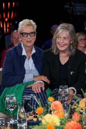 ABB TALK SHOW: Doris Doerrie with Angela Winkler, director, as a guest on the NDR talk show, broadcast from the NDR 3 studio on Friday, September 18, 2026, in Hamburg, Germany