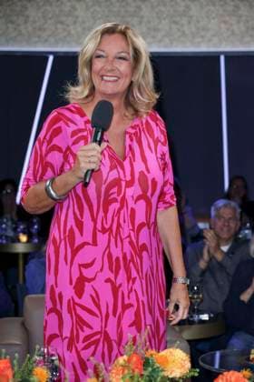 ABB TALK SHOW: Bettina Tietjen, host of the NDR talk show, from the NDR 3 studio on Friday, September 18, 2026, in Hamburg, Germany
