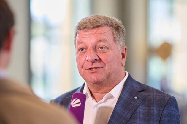 Freilassing, Germany, September 18, 2026 Rail Day 2026 at Lokwelt Freilassing Pictured: Christian Bernreiter, Bavarian Minister of State for Transportation and Member of the State Parliament, Lokwelt Freilassing, Bavaria Copyright: xFotostandx xWassmuthx
