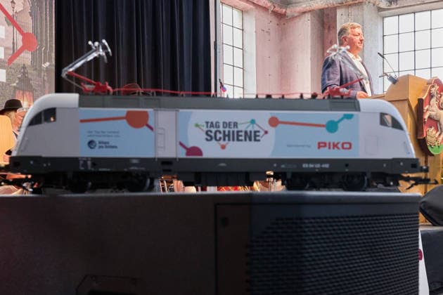 Freilassing, Germany, September 18, 2026: Rail Day 2026 at Lokwelt Freilassing. Pictured: Christian Bernreiter, Bavarian Minister of State for Transportation and member of the State Parliament; Welcome address; Rail Day; Lokwelt Freilassing; Bavaria Copyright: xFotostandx xWassmuthx