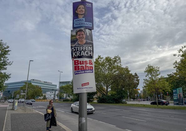 Ahead of Berlin House of Representatives election BERLIN, GERMANY - SEPTEMBER 19: Election campaign posters featuring political parties and candidates are displayed on streets across the city ahead of the Berlin House of Representatives election to be held in Berlin, Germany, on September 19, 2026. Halil Sagirkaya Anadolu Berlin Germany. Editorial use only. Please get in touch for any other usage.  Copyright: x2026xAnadoluxHalilxSagirkayax