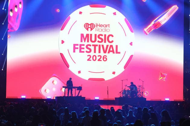 The Goo Goo Dolls take the stage during the iHeartRadio Music Festival Concerts at T-Mobile Arena in Las Vegas, Nevada on Friday, September 18, 2026s.  LAV20260918011 JAMESxATOA