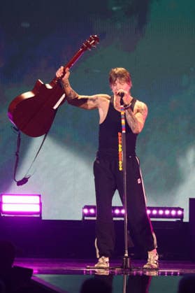 John Rzeznik of the Goo Goo Dolls performs on stage during the during the iHeartRadio Music Festival Concerts at T-Mobile Arena in Las Vegas, Nevada on Friday, September 18, 2026s.  LAV20260918019 JAMESxATOA