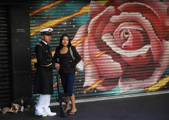 September 16, 2026: TO-45145- Mexico City, September 15, 2026: Personnel from the Secretariat of the Navy, the Military College, the Mexican Air Force, and the National Guard prepare for the civic-military parade marking the anniversary of Mexico& 039;s Independence, on the streets surrounding Mexico City& 039;s Z& xf3;calo. Photo: Ian Robles .com.mx - ZUMAcs4_ 20260916_faa_cs4_213 Copyright: xClasosx